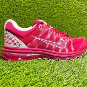Nike Air Max 2011 Girls Size 6.5Y Pink White Running Athletic Shoes Sneakers